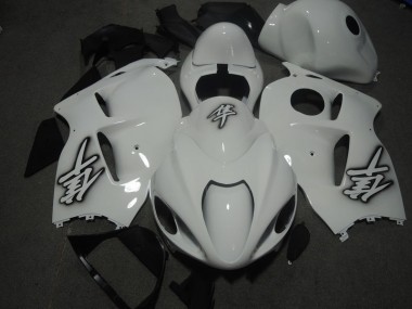 Blanc 1996-2007 GSXR 1300 Hayabusa Carrosserie Moto