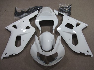 Blanc 2001-2003 GSXR 600 Carénage Moto