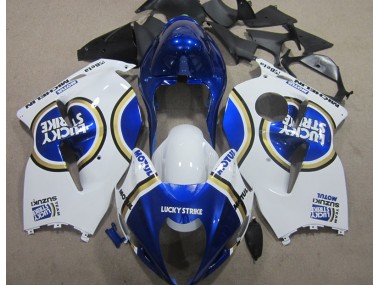 Blanc Lucky Strike Bleu Motul 1996-2007 GSXR 1300 Hayabusa Carénage Moto