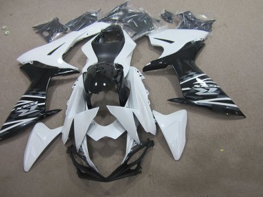 Blanc Noir 2011-2021 GSXR 750 Carénage Moto