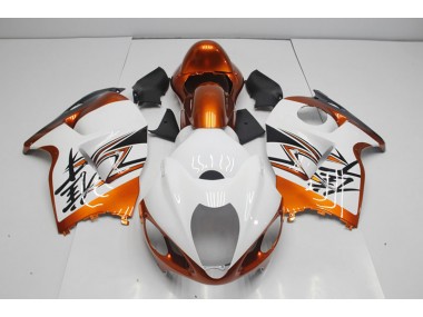 Blanc Orange 1996-2007 GSXR 1300 Hayabusa Carénage Moto