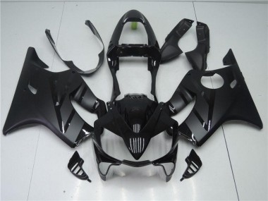 Brillant Noir Mat 2001-2003 CBR600 F4i Carénage Moto