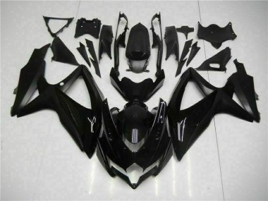 Noir 2008-2010 GSXR 600/750 Kit Carénages Motos Complet