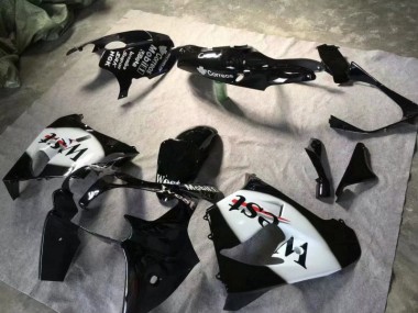 Noir Brillant Blanc 2000-2001 ZX9R Carénage Moto