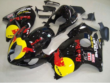 Noir Jaune Red Bull 1996-2007 GSXR 1300 Hayabusa Carénage Moto