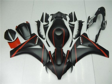 Noir Mat Rouge 2008-2011 CBR1000RR Carénage Moto