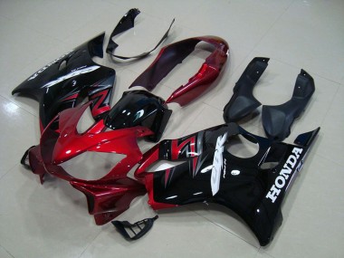 Noir Rouge 2004-2007 CBR600 F4i Carrosserie Moto