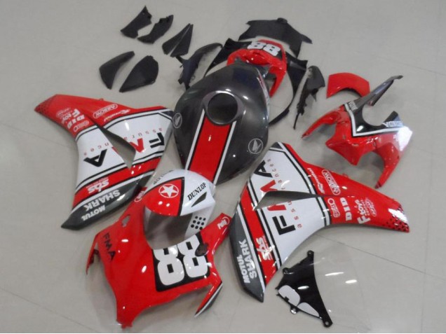 Orange Fiamm 88 2008-2011 CBR1000RR Carénage Moto