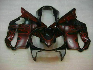Rouge Flamme 2004-2007 CBR600 F4i Carénage Moto