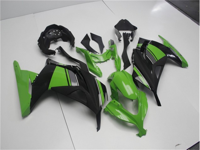 Vert Noir 2013-2016 EX300 Carénages Moto