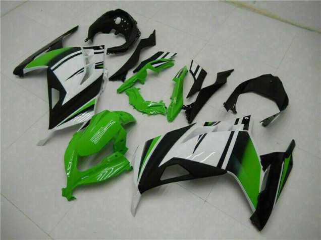 Vert Noir Argent 2013-2016 EX300 Carénage Moto